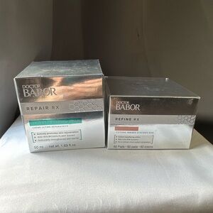 Babor Repair RX Cream + AHA Peel Pads Resurfacing Set NEW